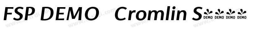 FSP DEMO   Cromlin S字体转换